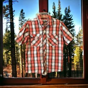 🌞Summer Clearance Urban Pipeline Up Youth Snap Down Casual To Dress Shirt Top